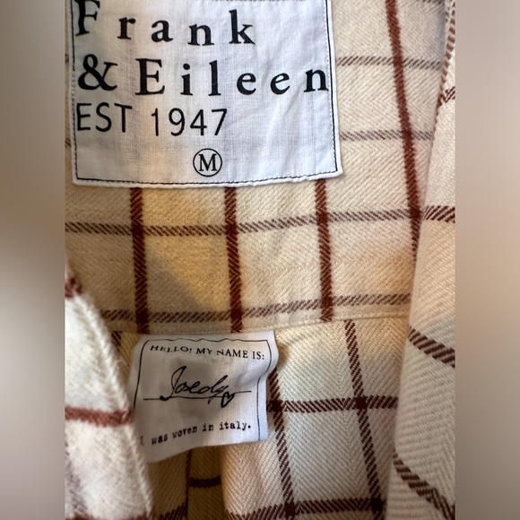 Frank and Eileen Boyfriend Button-Up Shirt Italian Flannel - Picture 4 of 6